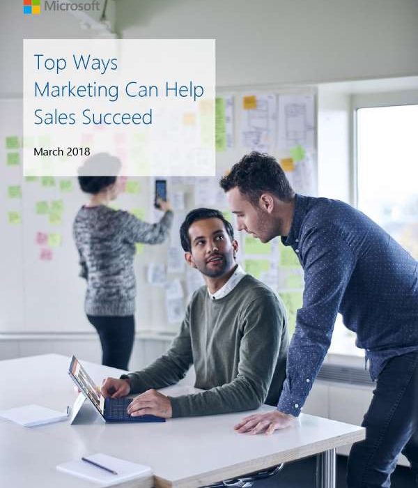 Top ways marketing can help sales succeed