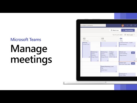 How to manage meetings in Microsoft Teams