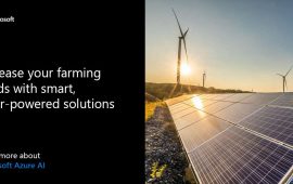 Increase yields with smart, solar-powered farming solutions. Learn more about Microsoft Azure AI.