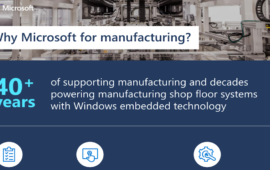 Microsoft proof points for manufacturing